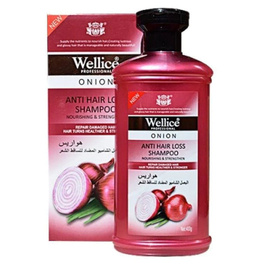 WELLICE ONION ANTI HAIR LOSS SHAMPOO 400ml (Original)