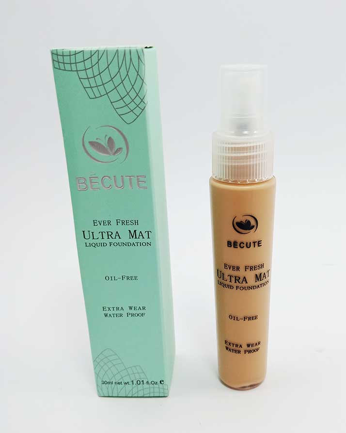 Be Cute Ultra Matt Liquid Foundation Oil Free For Women Becute 30ml LF03