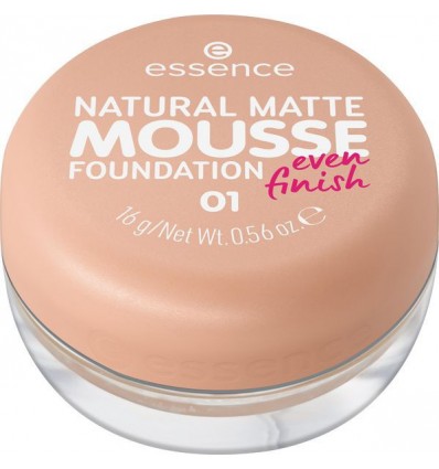 Essence - Natural Matte Mousse Foundation 01