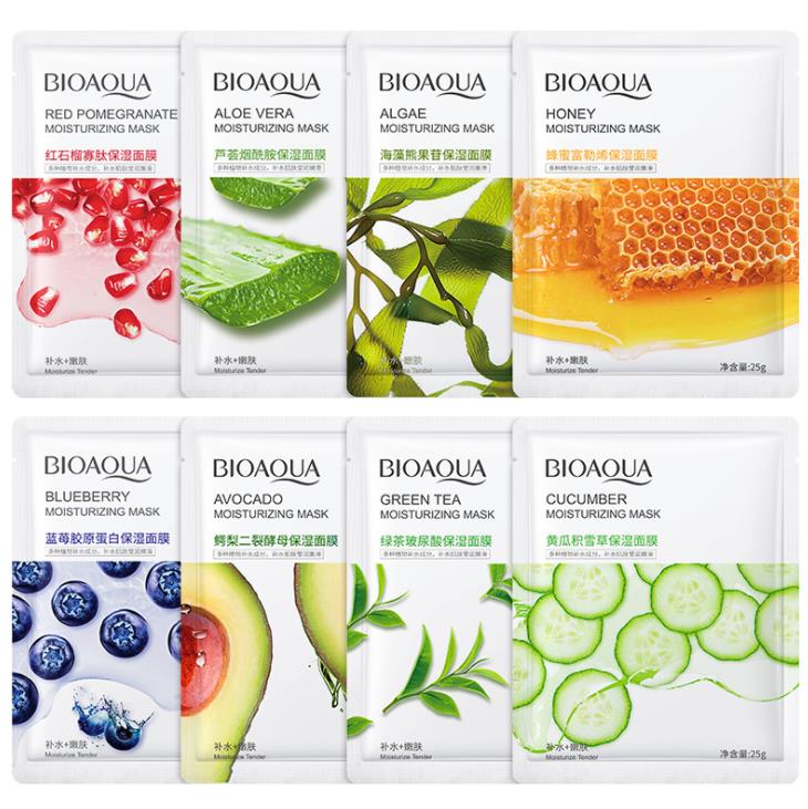 BIOAQUA Pack of 10 Moisturizing Face Mask Sheet