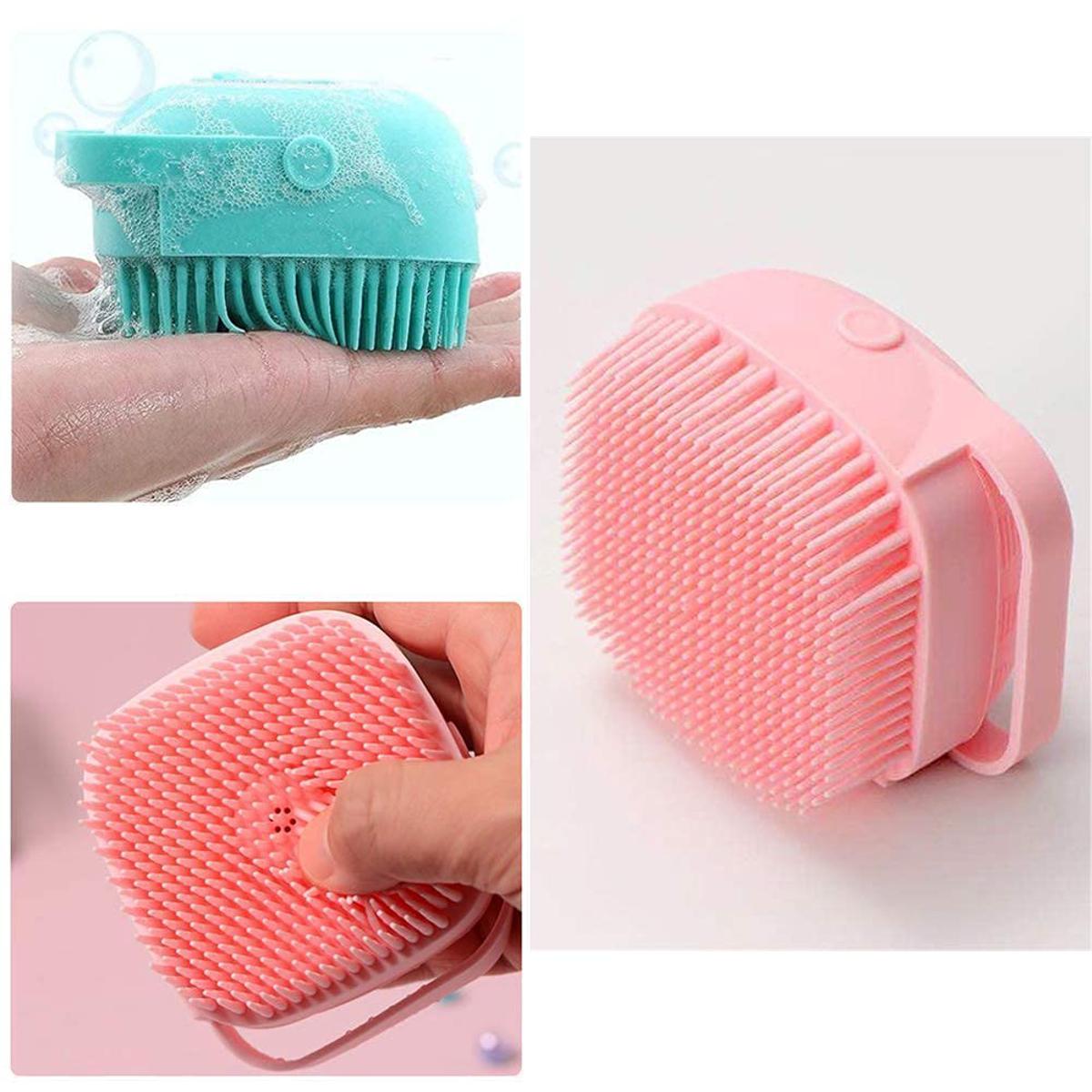 Silicone Bath Brush For Body Scrubber Wash & Massage for Baby, Men and Women, Loofah Brush