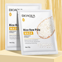 BIOAQUA Rice Raw Pulp Moisturizing Face Mask Sheet