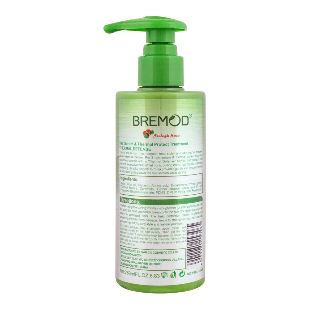 Bremod Heat Protector And Hair Treatment Serum Pro three Thermal Defense