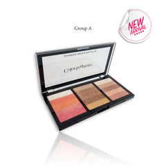 Color Institute Highlighter Shimmer Bricks Palette