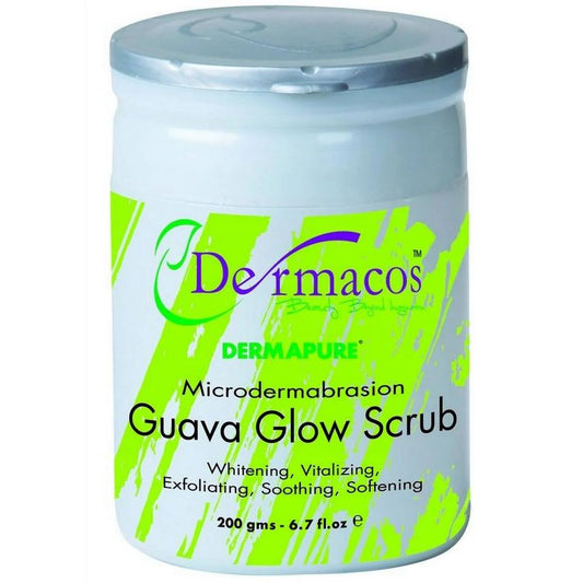 dermacos guava glow scrub - 200gm