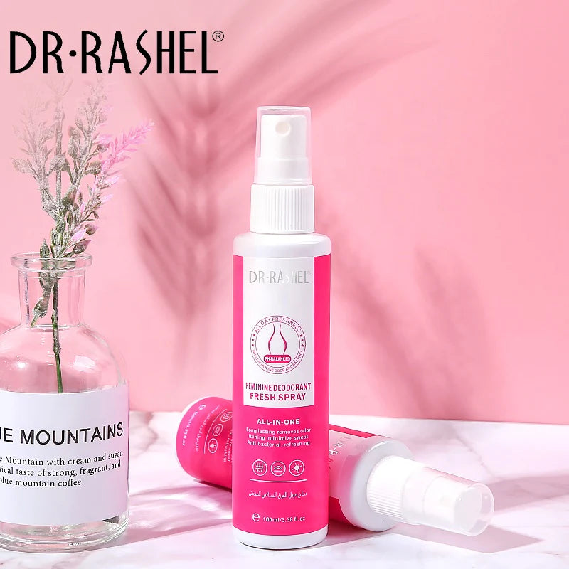 DR.RASHEL Feminine Deodorant Fresh Spray For Private Parts All-In-One
