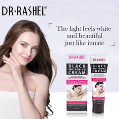 Dr Rashel Black Whitening Cream Private Parts Body Cream with Collagen for Girls & Women - 100ml