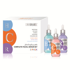 DR RASHEL Skin Care Daily Routine Serum Pack of 3 vitamin c, retinol Hyaluronic Acid Face Serum