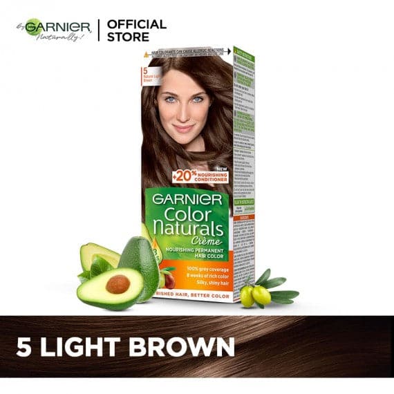 Garnier Color Naturals - 5 Light Brown | Garnier Hair Color Natural