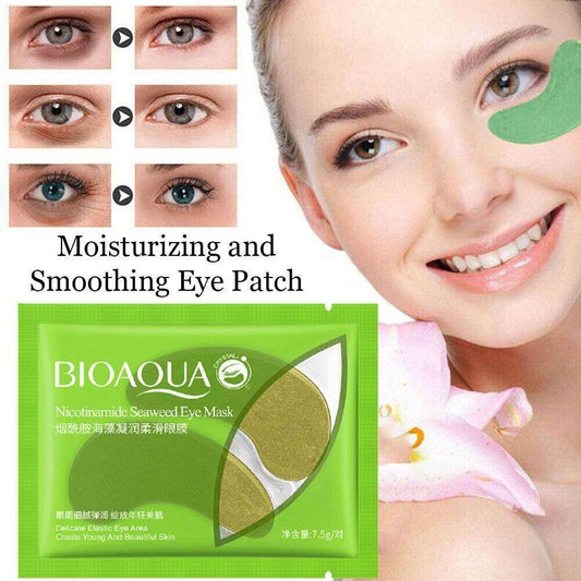 BIOAQUA Nicotinamide Seaweed Eye Sheet Mask