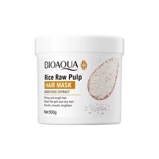 BIOAQUA Ric Raw Pulp Hair Mask For Dry Damaged Hair 500g