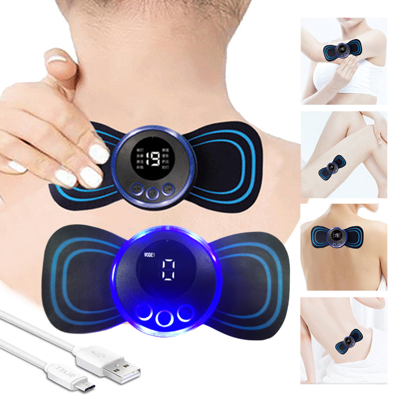 Mini Body Massager Portable and Rechargeable Microcurrent Mini Pain Relief Neck Massager