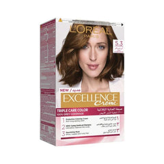 LOreal Paris Excellence Creme Hair Color -  5.3 Golden Light Brown Hair Color