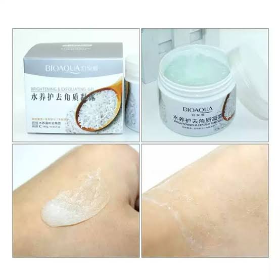 BIOAQUA Brightening & Exfoliating Rice Gel Face Scrub BQY7519