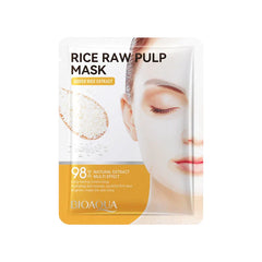 BIOAQUA Rice Raw Pulp Long Lasting Moisturizing Face Mask Sheet