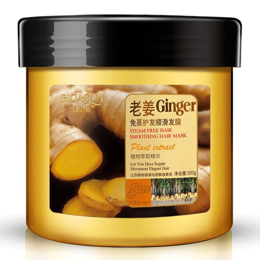 BIOAQUA Ginger Hair Mask For Dry Damaged Hair 500g