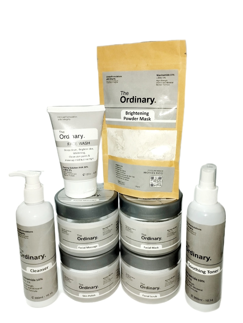 Ordinary Niacinamide Facial Skincare Kit With Free Niacinamide Serum