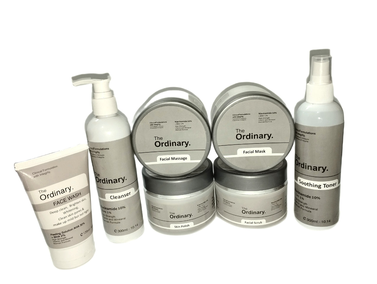 Ordinary Niacinamide Facial Skincare Kit With Free Niacinamide Serum