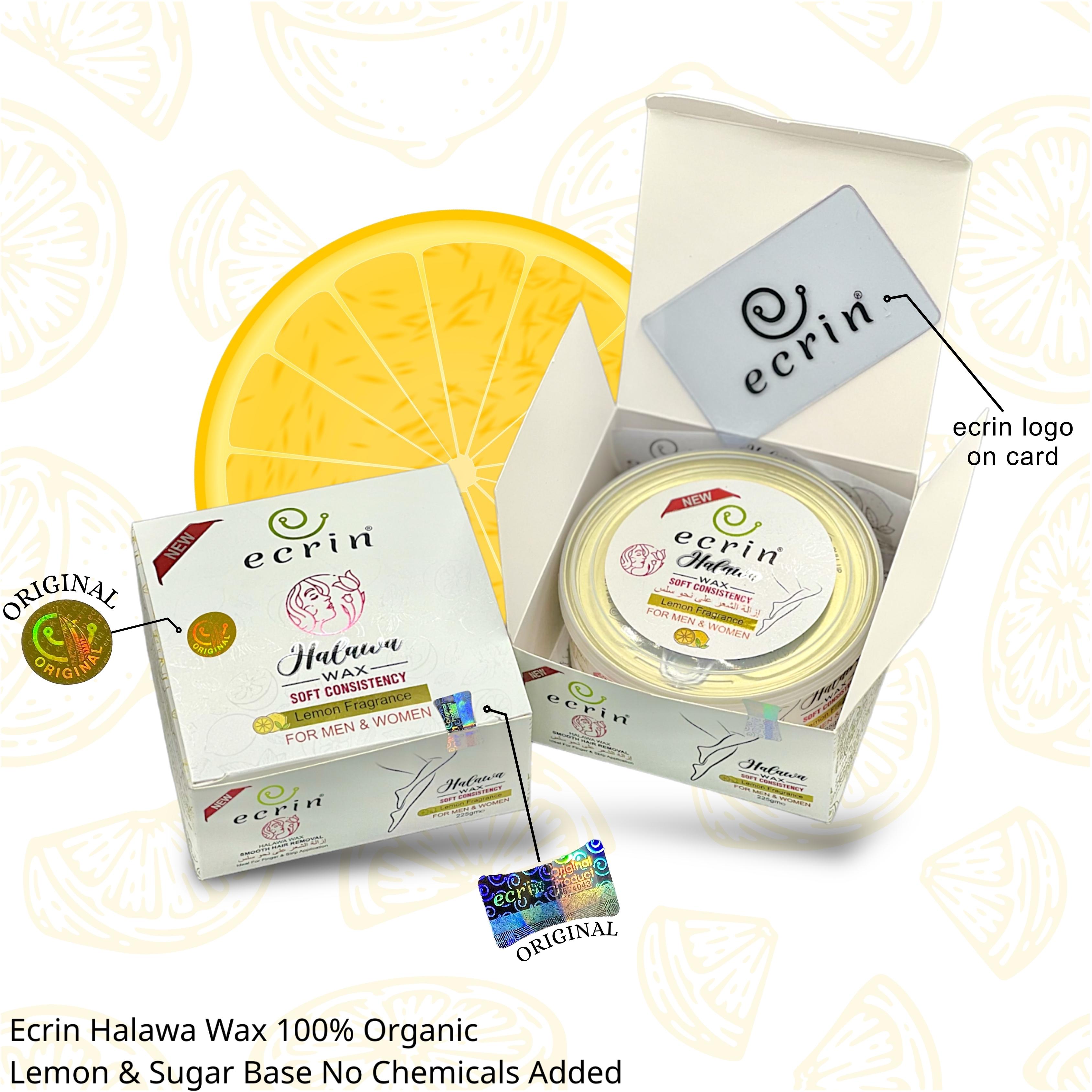 Ecrin Halawa Wax Original Sugar Base and Premium Quality Painless Hair Removal Wax