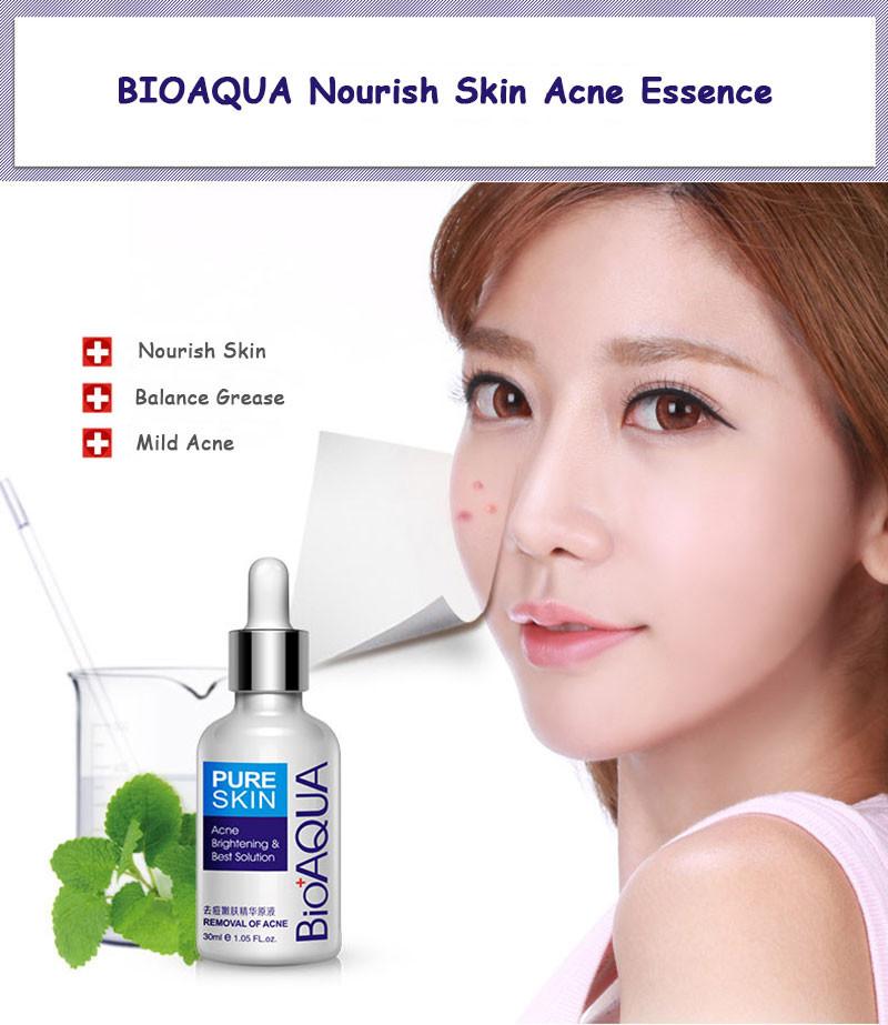 Bioaqua Anti-Acne Serum Removal Of Acne Essence Liquid 30ML BQY0726