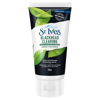 St. Ives Blackhead Clearing Face Scrub, Green Tea 150ML