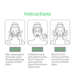 BIOAQUA Green Tea Moisturizing Face Sheet Mask