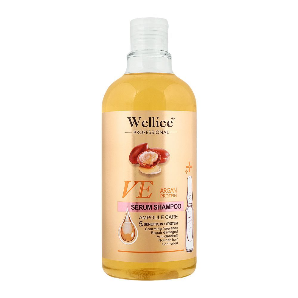 Wellice Argan Protein Serum Shampoo Professional 500ml