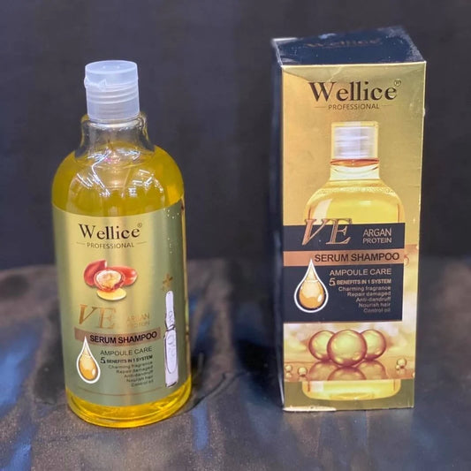 Wellice Argan Protein Serum Shampoo Professional 500ml