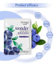 BIOAQUA Natural Blueberry Wonder Facial Sheet Mask