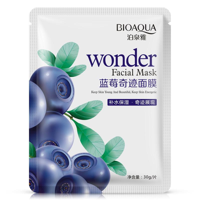 BIOAQUA Natural Blueberry Wonder Facial Sheet Mask